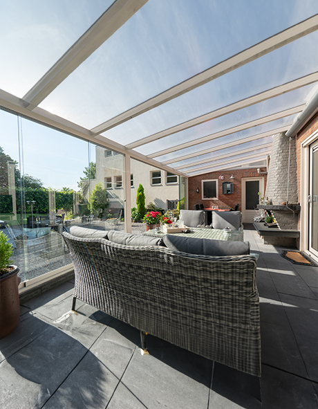 Terrassenüberdachung Startbildschirm