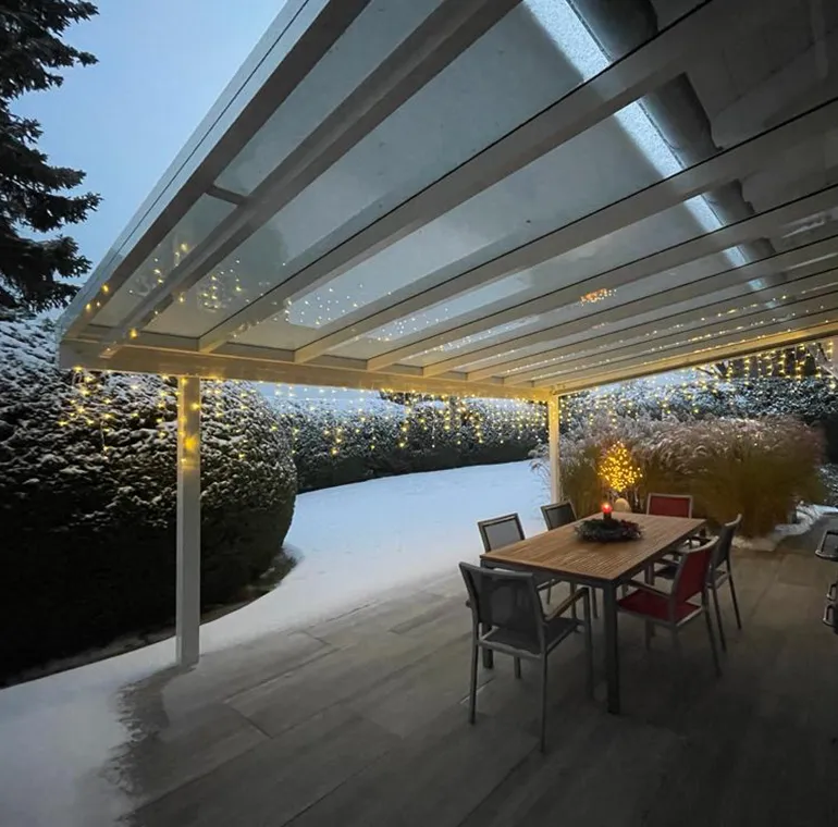 Terrassenüberdachung wetterbeständig