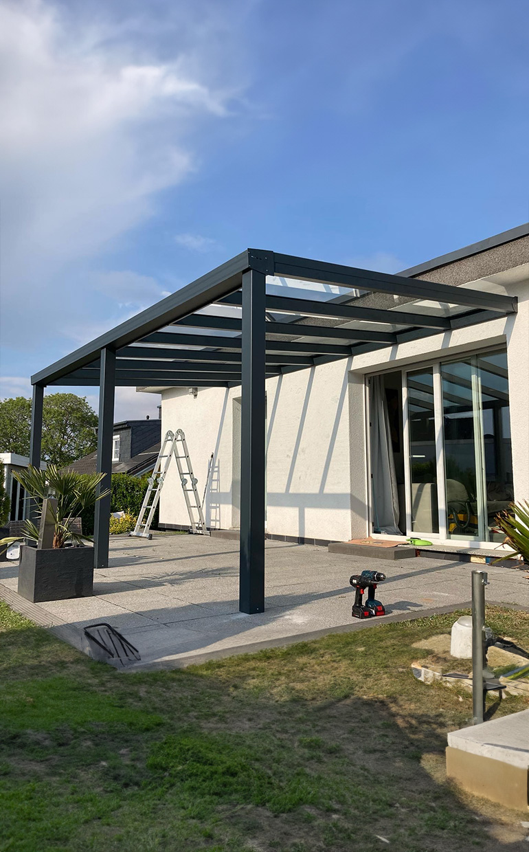Terrassenüberdachung Kundenrezension