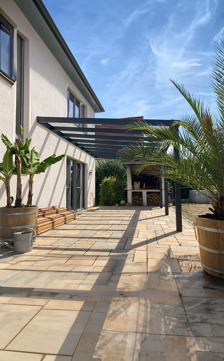 Terrassenüberdachung Garten